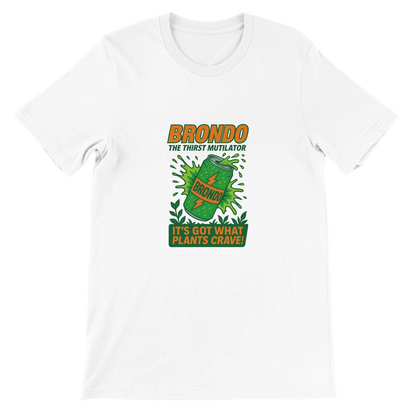 Brondo Premium Unisex Crewneck T-shirt White
