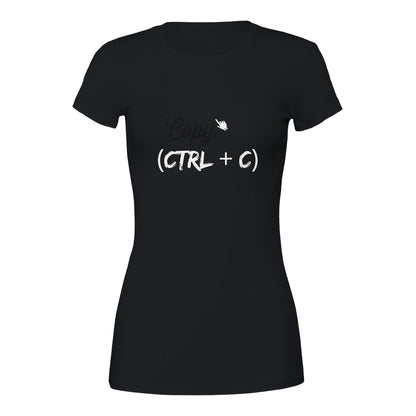 Copy Premium Womens Crewneck T-shirt Black