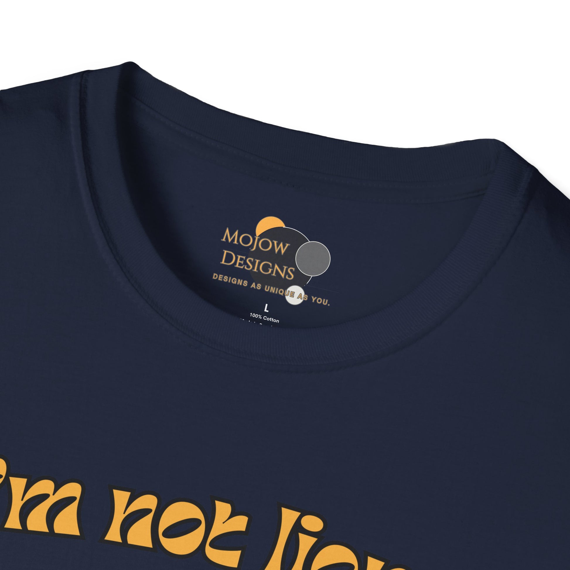 Cute Lion Nap T-Shirt, Funny Animal Tee, Nap Lover Shirt, Relaxation Attire Label Navy