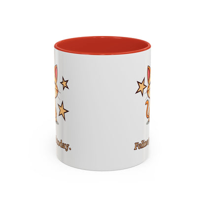 Feline Good Today Mug - Cute Cat Coffee Mug, Cat Lover Gift, Coffee Lover Mug, Fun Cat Mug, Feline Inspired Drinkware Side Red