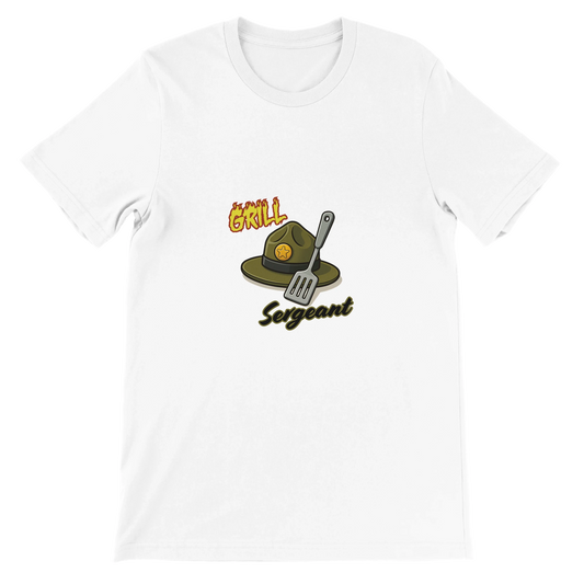 Grill sergeant Premium Unisex Crewneck T-shirt White