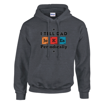 I tell dad jokes periodically Classic Unisex Pullover Hoodie Grey