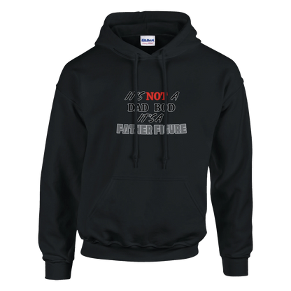 Its not a dad bod its a father figure Classic Unisex Pullover Hoodie Black