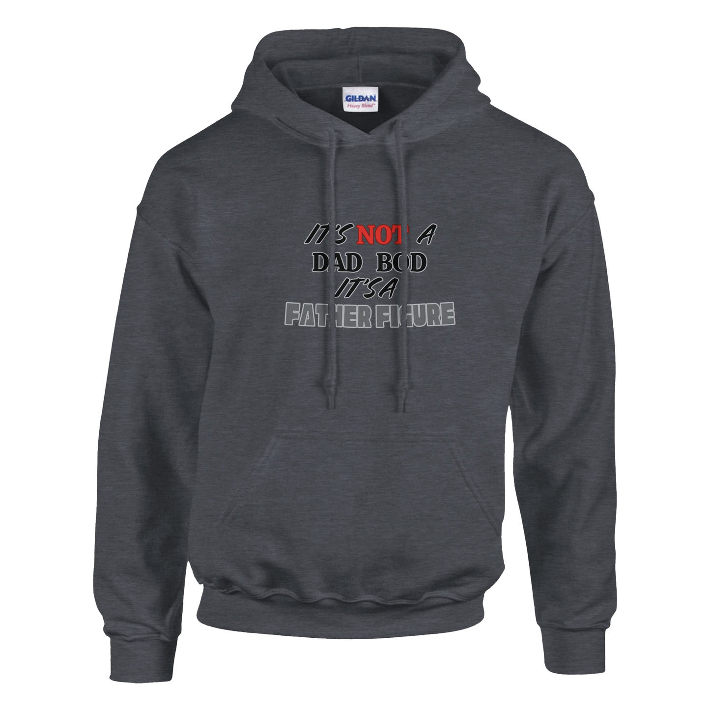Its not a dad bod its a father figure Classic Unisex Pullover Hoodie Grey