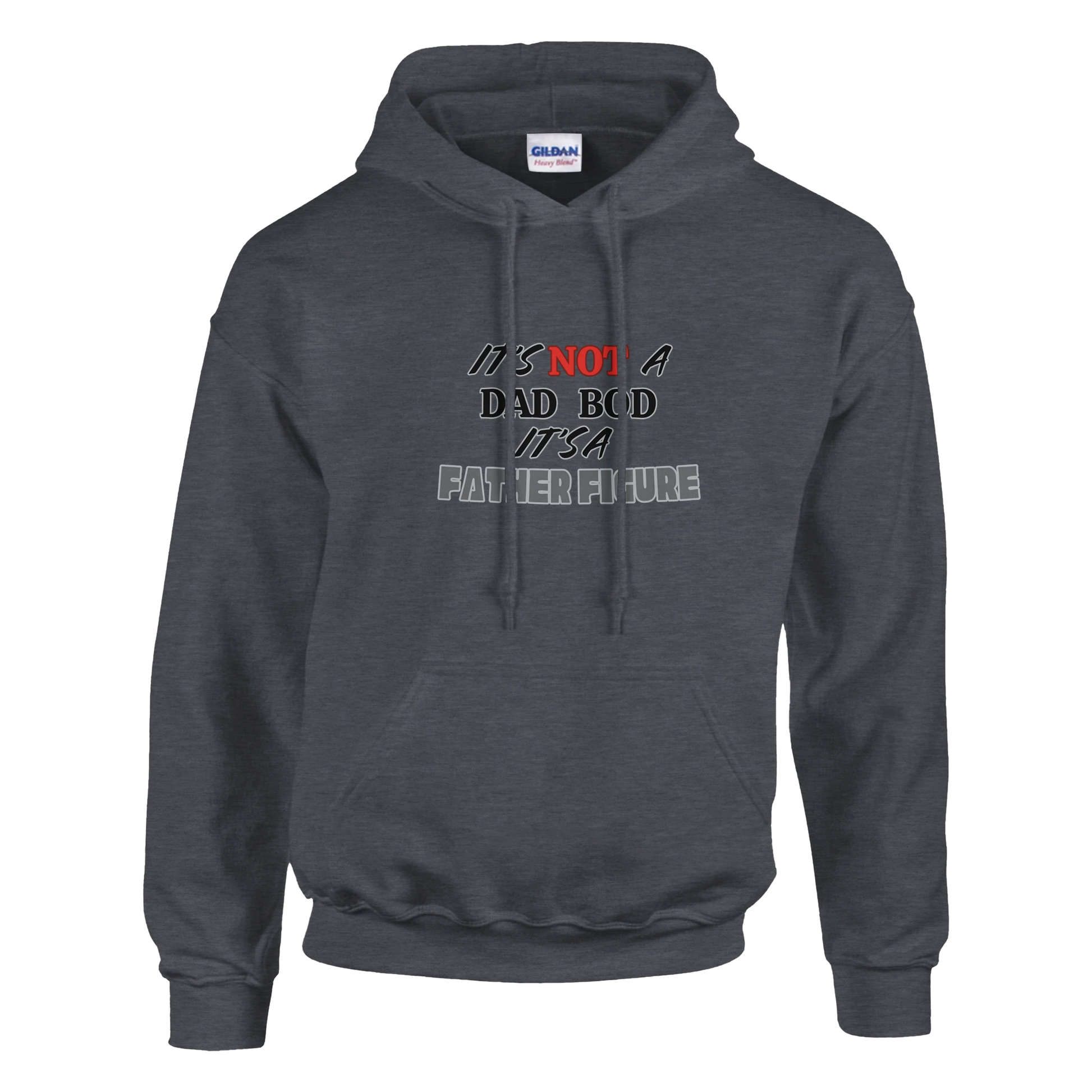 Its not a dad bod its a father figure Classic Unisex Pullover Hoodie Grey