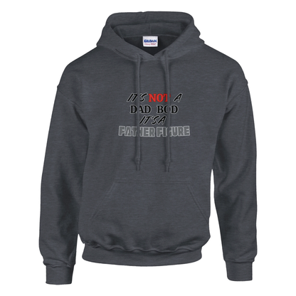 Its not a dad bod its a father figure Classic Unisex Pullover Hoodie Grey