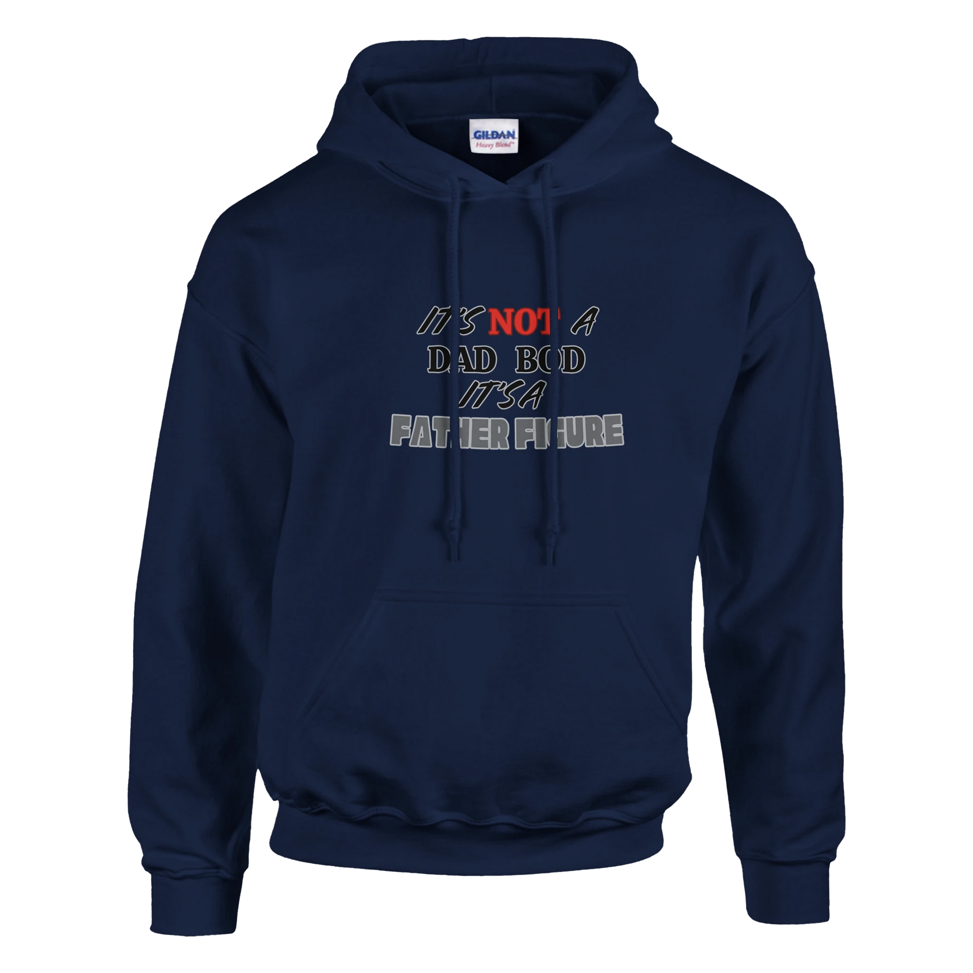 Its not a dad bod its a father figure Classic Unisex Pullover Hoodie Navy