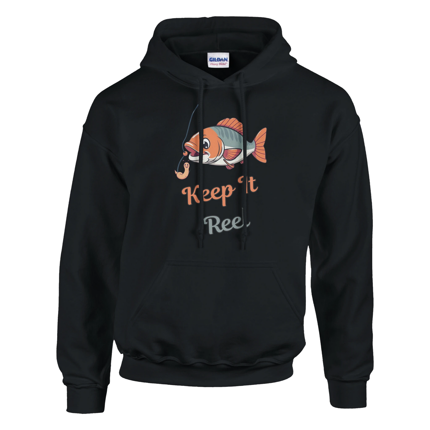 Keep It Reel Classic Unisex Pullover Hoodie Black