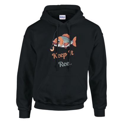 Keep It Reel Classic Unisex Pullover Hoodie Black