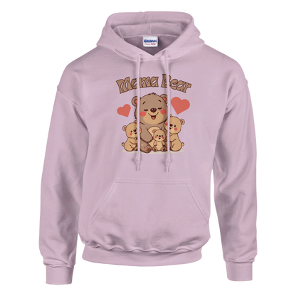 Mama Bear Classic Unisex Pullover Hoodie Pink