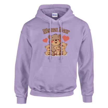 Mama Bear Classic Unisex Pullover Hoodie Purple