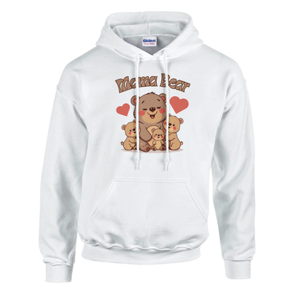 Mama Bear Classic Unisex Pullover Hoodie White