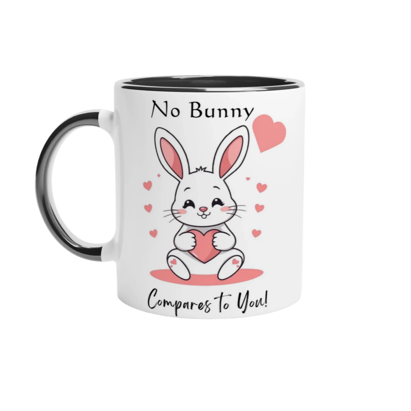 No bunny compares to you White 11oz Ceramic Mug with Color Inside
