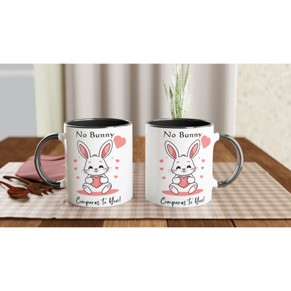 No bunny compares to you White 11oz Ceramic Mug with Color Inside
