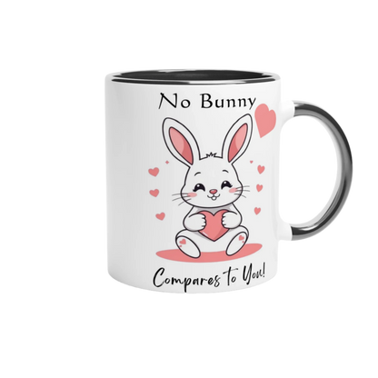No bunny compares to you White 11oz Ceramic Mug with Color Inside