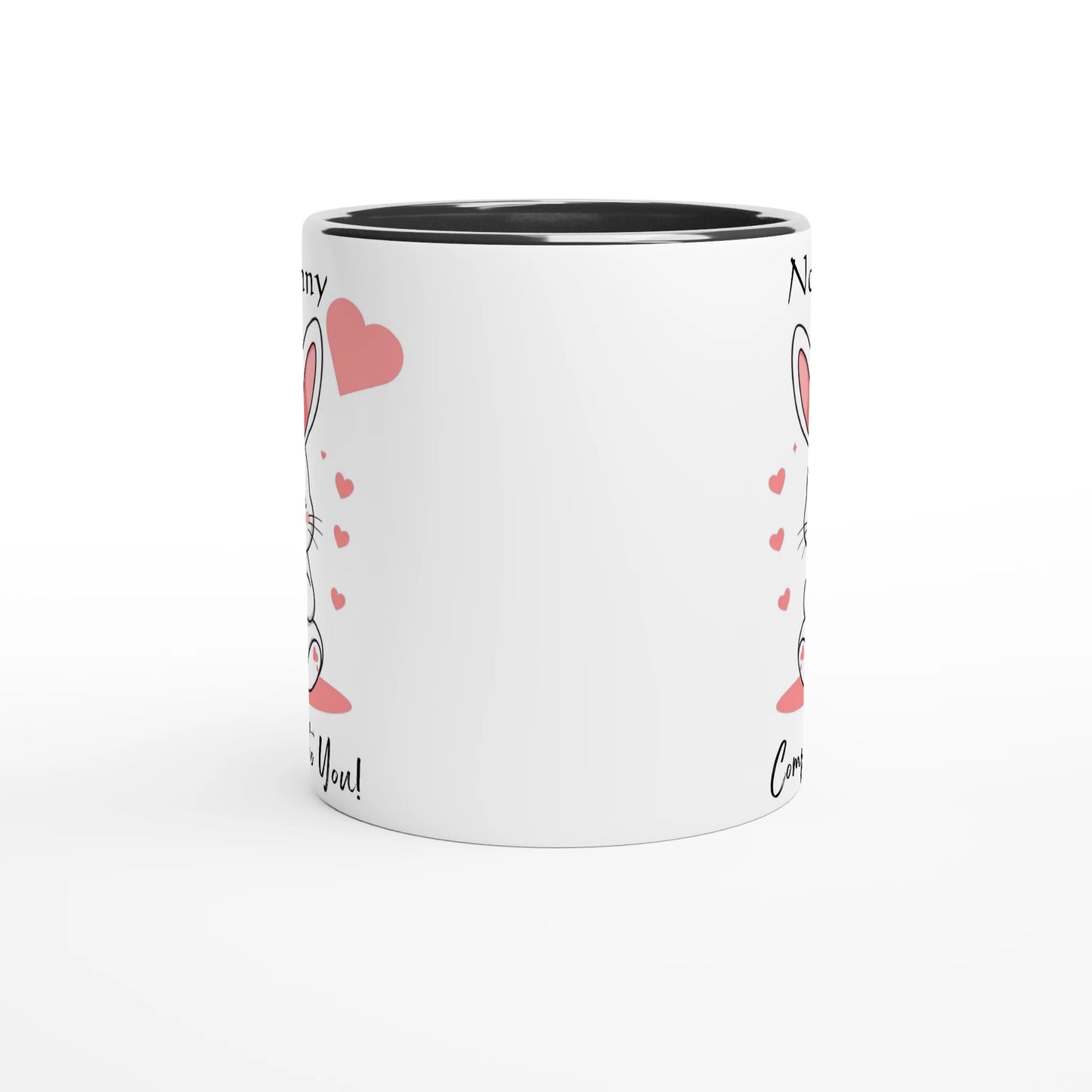 No bunny compares to you White 11oz Ceramic Mug with Color Inside