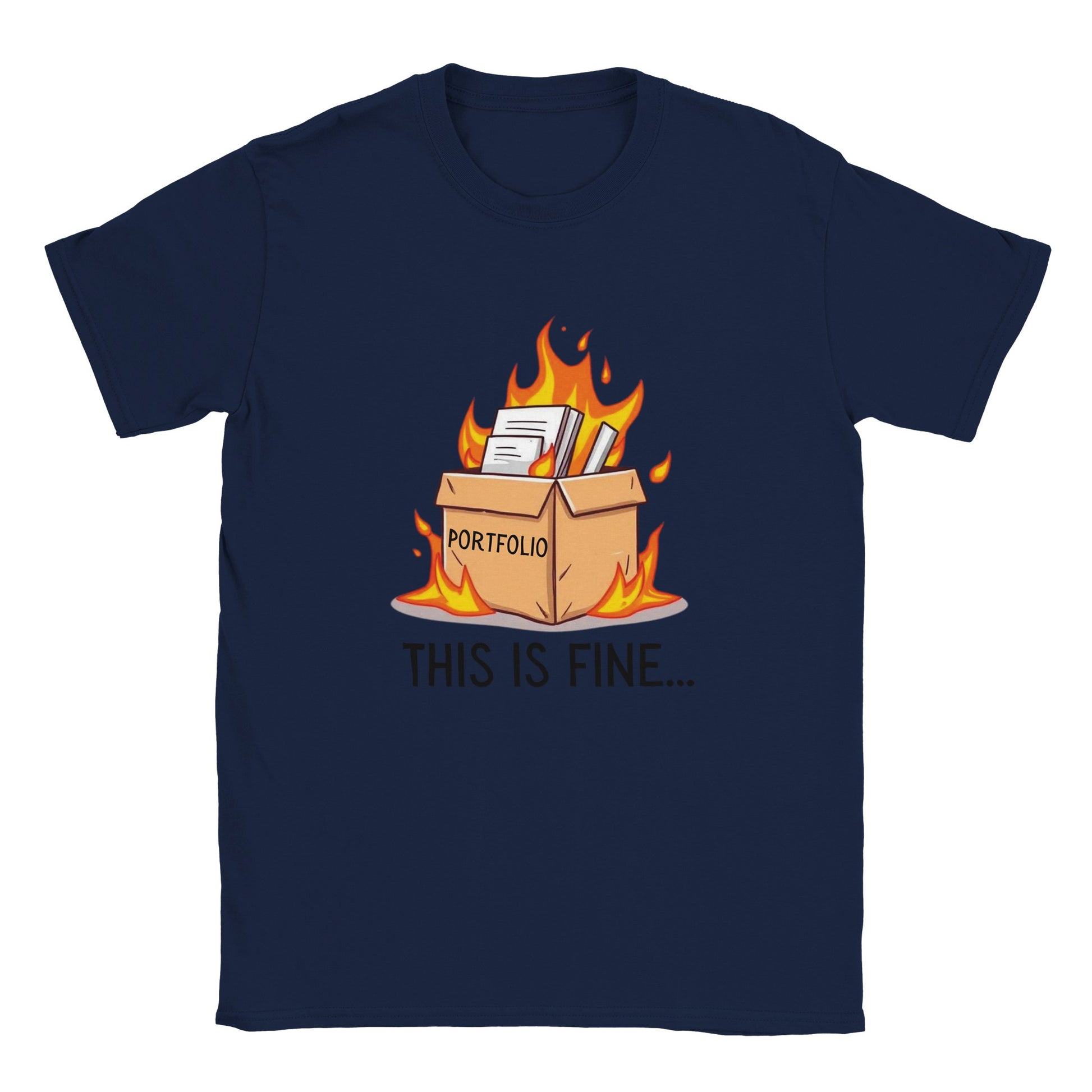 This is fine Classic Unisex Crewneck T-shirt navy