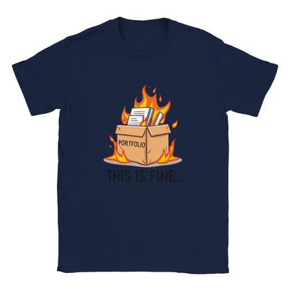 This is fine Classic Unisex Crewneck T-shirt navy