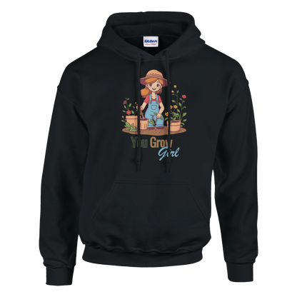 You Grow, Girl Classic Unisex Pullover Hoodie Black