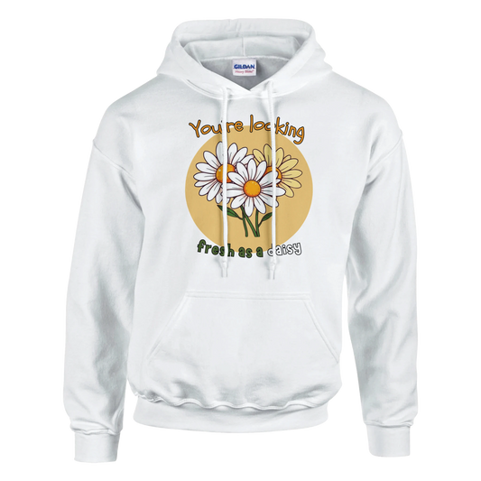 You’re looking fresh as a daisy Classic Unisex Pullover Hoodie White